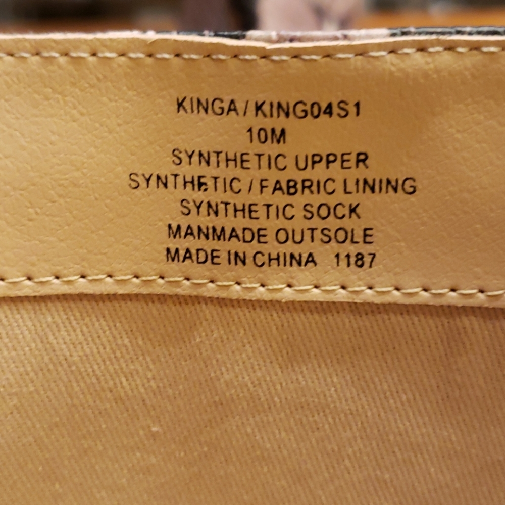 Python Printed Knee High Boots - image 5